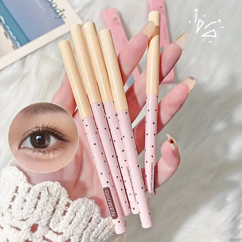 Matte and Pearly Liquid Eyeshadow Stick for Brightening