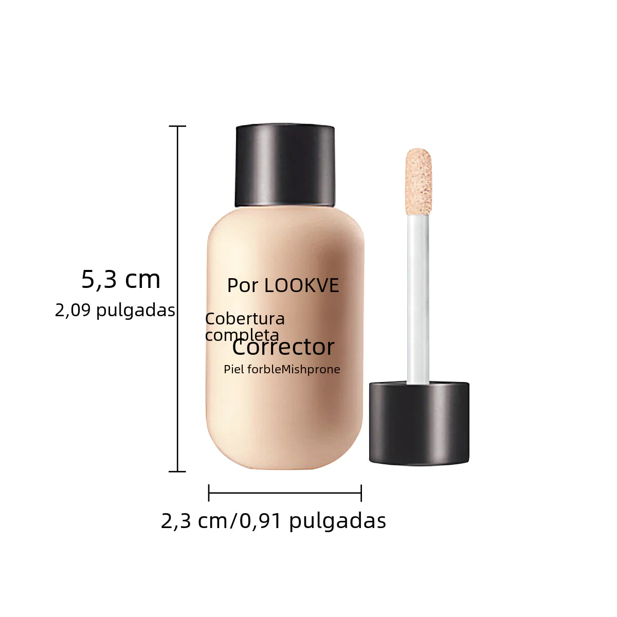 Lightweight Concealer in Small Bottle for Dark Circles