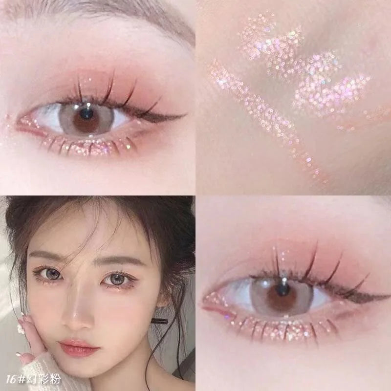 Matte and Pearly Liquid Eyeshadow Stick for Brightening