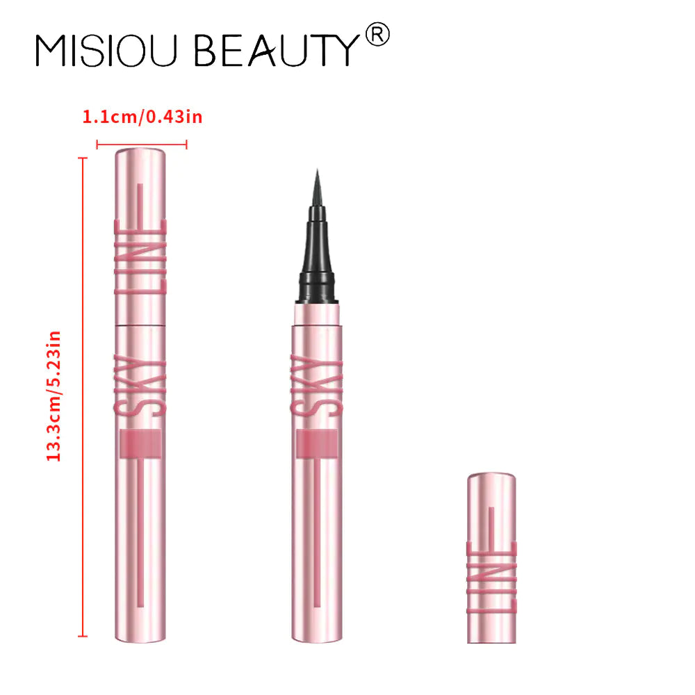 Waterproof Quick-Dry Black Eyeliner Pen (Ultra-Fine)