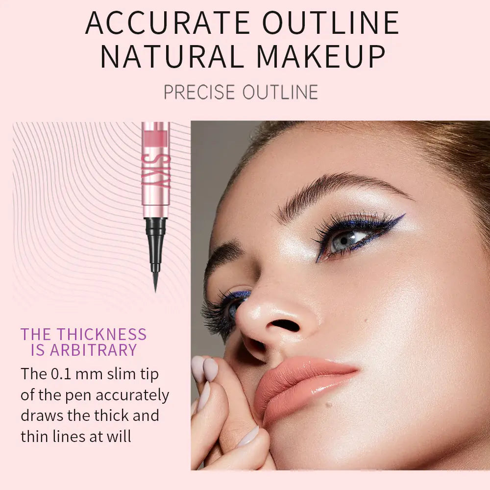 Waterproof Quick-Dry Black Eyeliner Pen (Ultra-Fine)