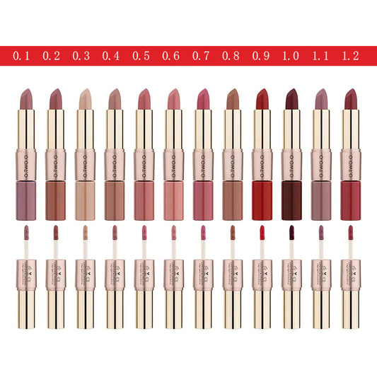 Double-headed Matte Lip Gloss Lipstick Two-in-One