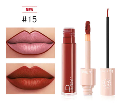 Pudaier Dual Lipstick and Lip Gloss Liquid Set