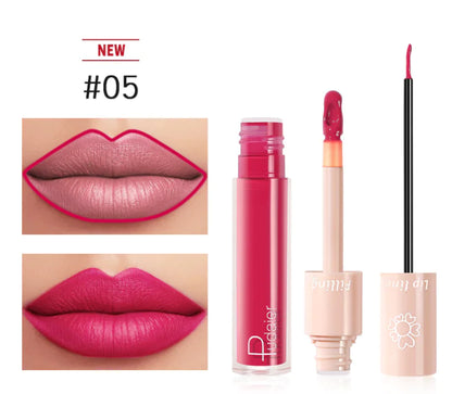 Pudaier Dual Lipstick and Lip Gloss Liquid Set